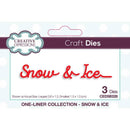 One-liner Collection Snow & Ice Craft Die - Craftywaftyshop