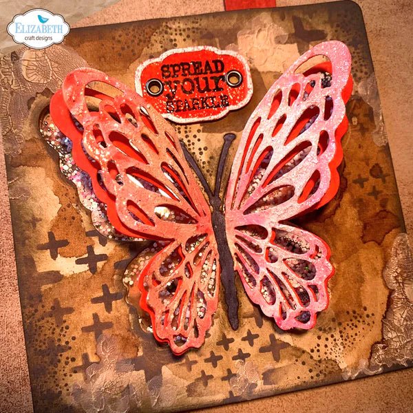 Ornate butterfly Die Set by Elizabeth Craft Designs - Craftywaftyshop