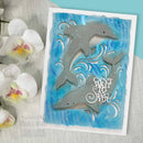 Paper Cuts Cut & Lift Dolphin Dive Craft Die by Creative Expressions - Craftywaftyshop