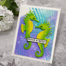 Paper Cuts Cut & Lift Seahorse Symphony Craft Die by Creative Expressions - Craftywaftyshop