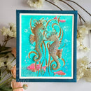 Paper Cuts Cut & Lift Seahorse Symphony Craft Die by Creative Expressions - Craftywaftyshop