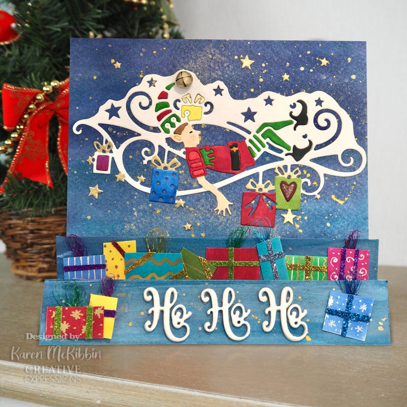 Paper Cuts Lazy Elf Edger Craft Die by Creative Expressions - Craftywaftyshop