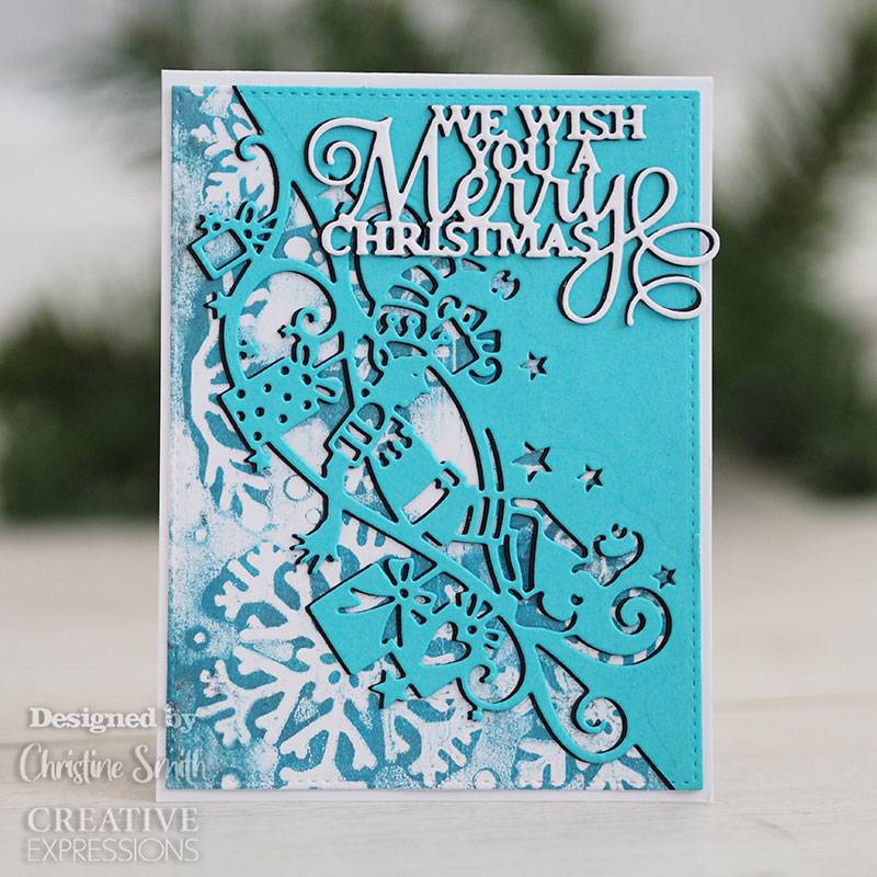 Paper Cuts Lazy Elf Edger Craft Die by Creative Expressions - Craftywaftyshop