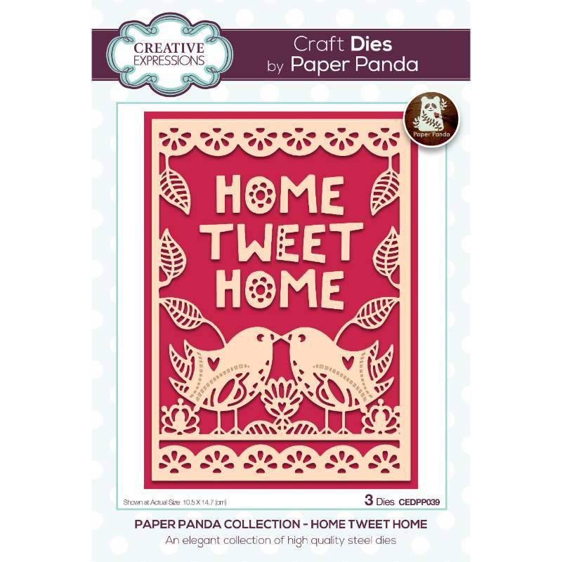 Paper Panda Home Tweet Home Craft Die - Craftywaftyshop