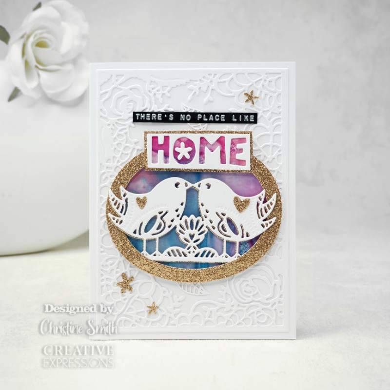 Paper Panda Home Tweet Home Craft Die - Craftywaftyshop