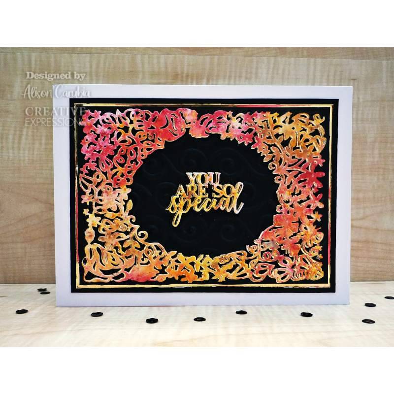 Paper Panda Petite Fleur Frame Craft Die - Craftywaftyshop