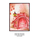 Pink Ink Designs A-Door-Able 6 in x 8 in Clear Stamp Set - Craftywaftyshop