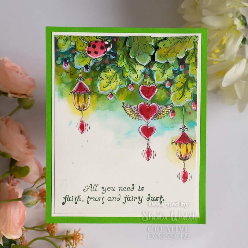 Pink Ink Designs A-Door-Able 6 in x 8 in Clear Stamp Set - Craftywaftyshop