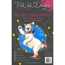 Pink Ink Designs Beary Christmas A5 Clear Stamp - Craftywaftyshop