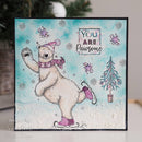 Pink Ink Designs Beary Christmas A5 Clear Stamp - Craftywaftyshop