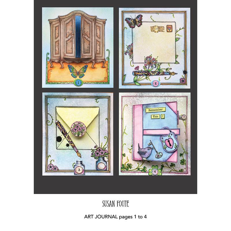 Pink Ink Designs Paper Kit Art Journal - Craftywaftyshop
