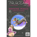 Pink Ink Designs Pawsome Pooch A5 Clear Stamp - Craftywaftyshop