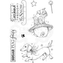 Pink Ink Designs Pawsome Pooch A5 Clear Stamp - Craftywaftyshop