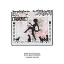 Pink Ink Designs Puss In Boots 6 in x 8 in Clear Stamp Set - Craftywaftyshop