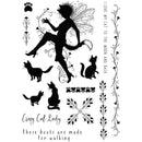 Pink Ink Designs Puss In Boots 6 in x 8 in Clear Stamp Set - Craftywaftyshop