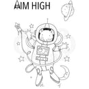 Pink Ink Designs Rocket Mouse 3 in x 4 in Clear Stamp Set by Creative Expressions - Craftywaftyshop