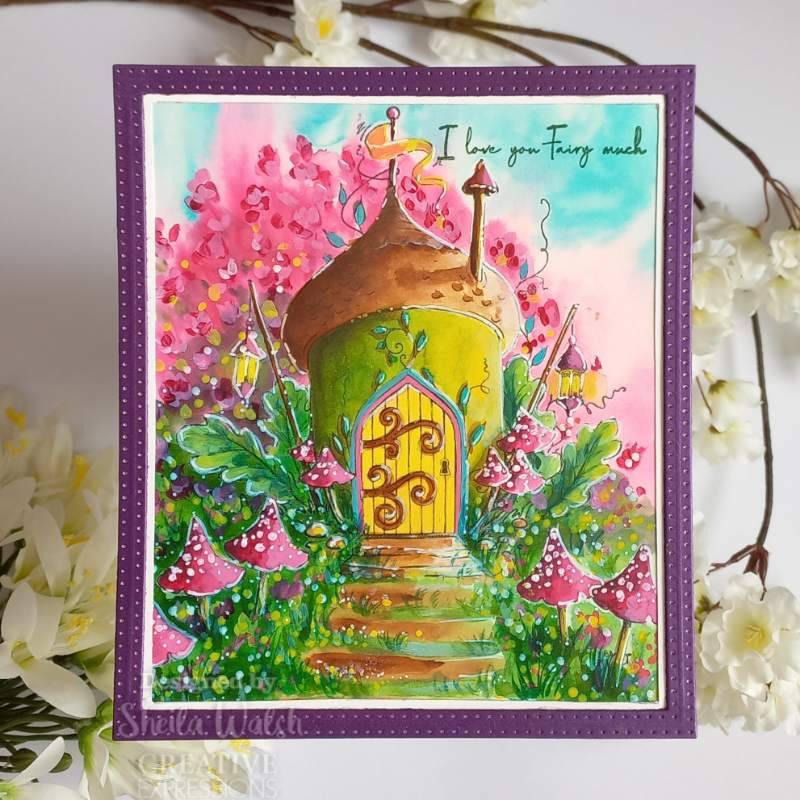 Pink Ink Designs Shine A Light 6 in x 8 in Clear Stamp Set - Craftywaftyshop