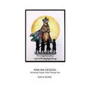 Pink Ink Designs Super Hero 6 in x 8 in Clear Stamp Set - Craftywaftyshop