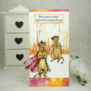 Pink Ink Designs Super Hero 6 in x 8 in Clear Stamp Set - Craftywaftyshop