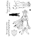 Pink Ink Designs Super Hero 6 in x 8 in Clear Stamp Set - Craftywaftyshop