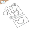 Rabbit Hole Die & Stamp Set by Elizabeth Craft Designs - Craftywaftyshop