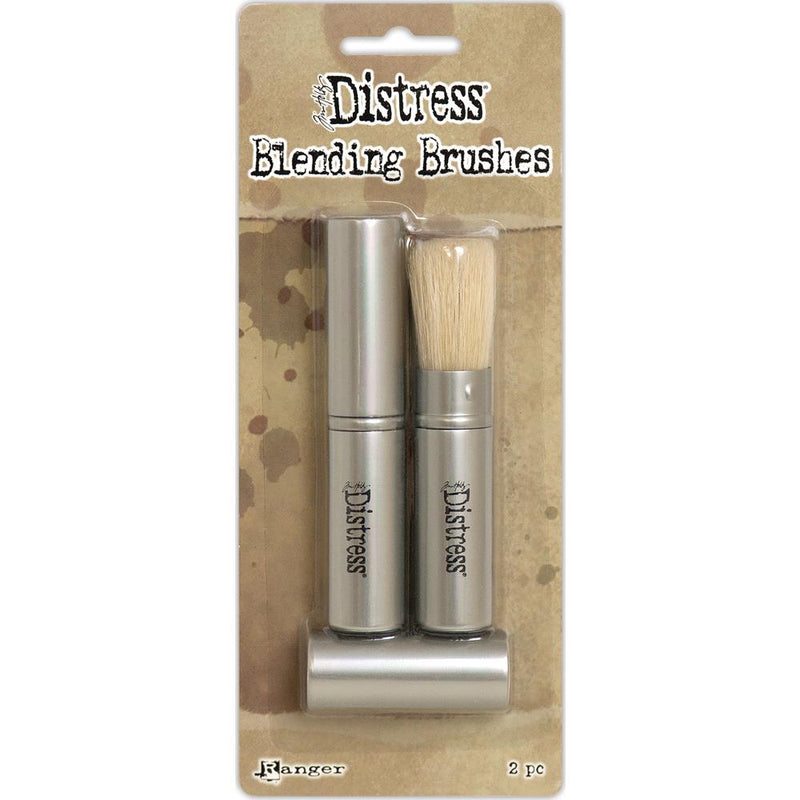 Ranger Tim Holtz Distress Blending Brush pk 2 Retractable Brushes - Craftywaftyshop