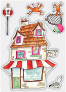 Sandy Paws Fresh Fish Stamp Set - Craftywaftyshop