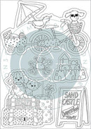 Sandy Paws Sand Castle Stamp Set by Craft Consortium - Craftywaftyshop