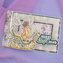 Sara Signature The Snow Queen Stamp and Die - Midnight Sleigh Ride by Crafters Companion - Craftywaftyshop