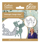 Sara Signature The Snow Queen Stamp and Die - Midnight Sleigh Ride by Crafters Companion - Craftywaftyshop