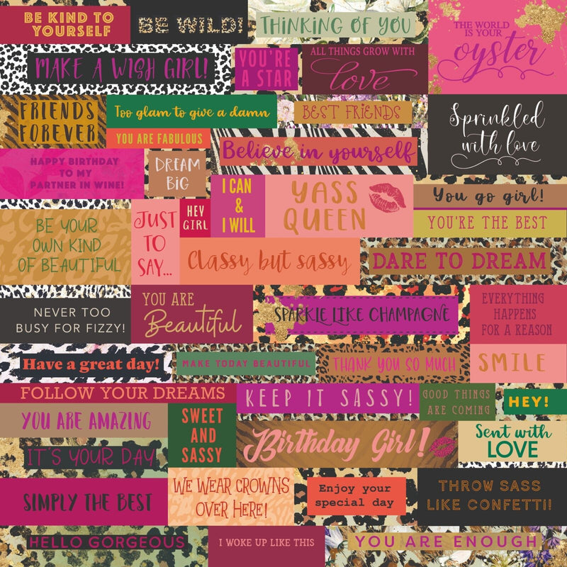 Sara Signature Wild at Heart 6" x 6" Paper Pad - Craftywaftyshop