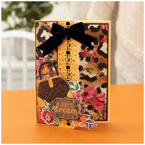 Sara Signature Wild at Heart Die Ribbon Threading Border