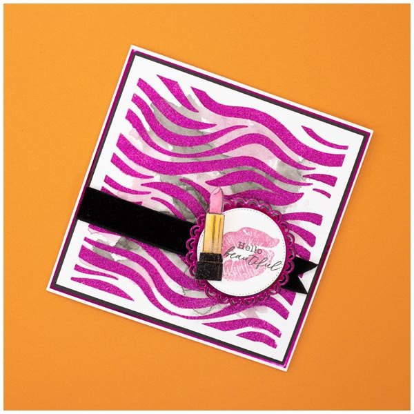 Sara Signature Wild at Heart Embossing Folder Roar - Craftywaftyshop