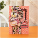 Sara Signature Wild at Heart Stencil and Clear Acrylic Stamp Glamour Girl - Craftywaftyshop