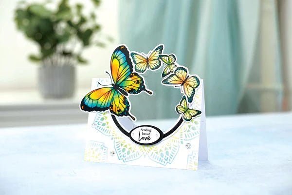 Sheena Douglass Bold Butterflies Stamp and Die Red Admiral Butterfly - Craftywaftyshop