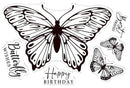 Sheena Douglass Bold Butterflies Stamp and Die Swallowtail Butterfly - Craftywaftyshop