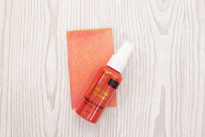 Shimmer Spray - Firelight Sparkle by Crafters Companion - Craftywaftyshop