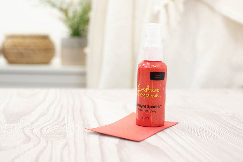 Shimmer Spray - Firelight Sparkle by Crafters Companion - Craftywaftyshop