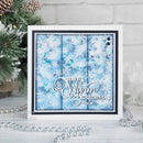 Snow Storm Background 6 in x 4 in Pre Cut Rubber Stamp by Sam Poole - Craftywaftyshop