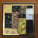 Speckled Blooms 5 3/4 in x 4 I/2 in Pre-Cut Rubber Stamp by Creative Expressions - Craftywaftyshop