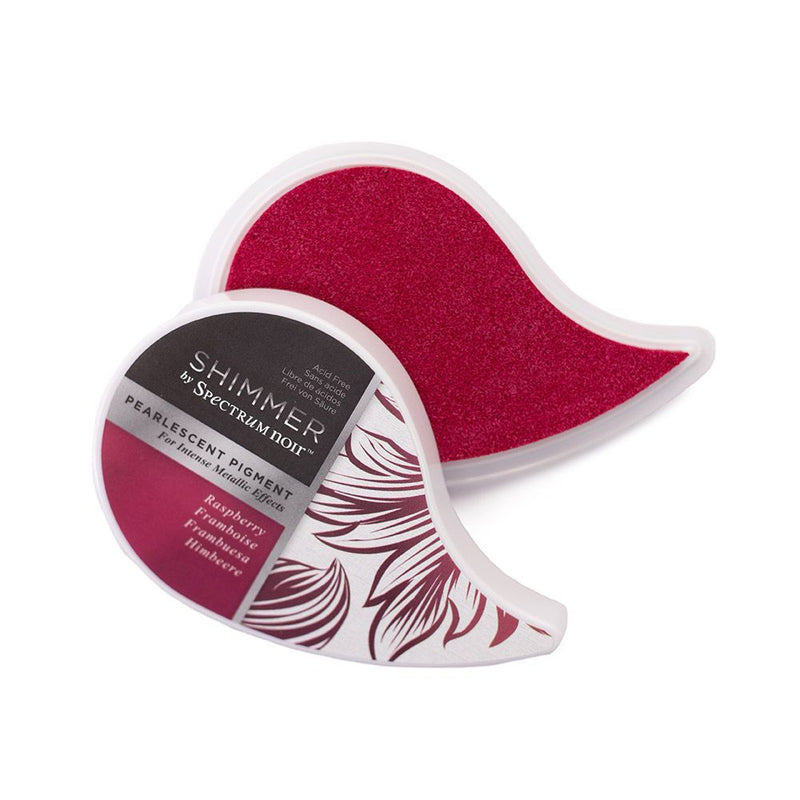 Spectrum Noir Shimmer Pearl Inkpad Raspberry by Crafters Companion - Craftywaftyshop
