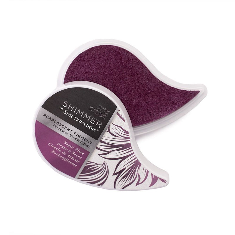 Spectrum Noir Shimmer Pearl Inkpad Sugar Plum by Crafters Companion - Craftywaftyshop