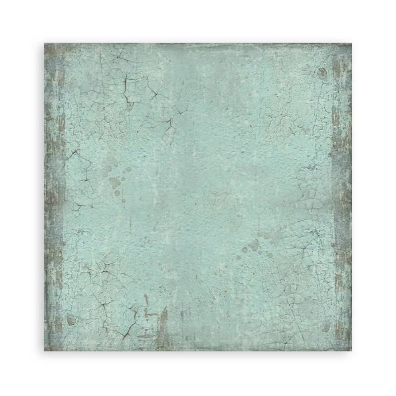 Stamperia Mini Scrapbooking Pad (8×8) Backgrounds Selection Voyages Fantastiques - Craftywaftyshop