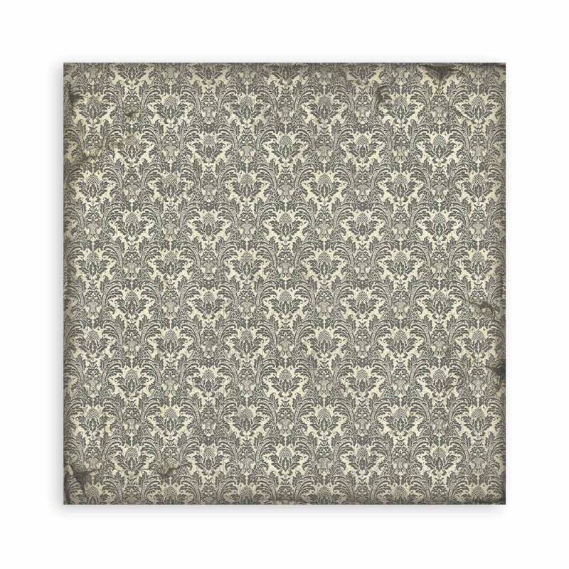 Stamperia Mini Scrapbooking Pad (8×8) Backgrounds Selection Voyages Fantastiques - Craftywaftyshop