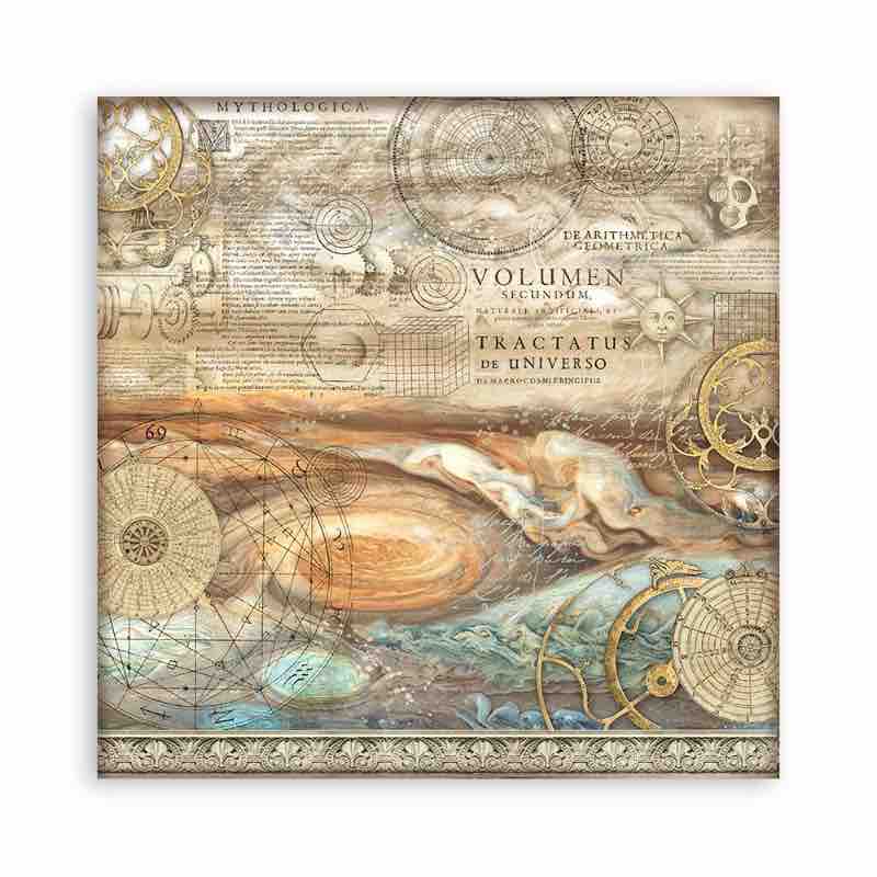 Stamperia Mini Scrapbooking Pad (8×8) Sir Vagabond In Fantasy World - Craftywaftyshop