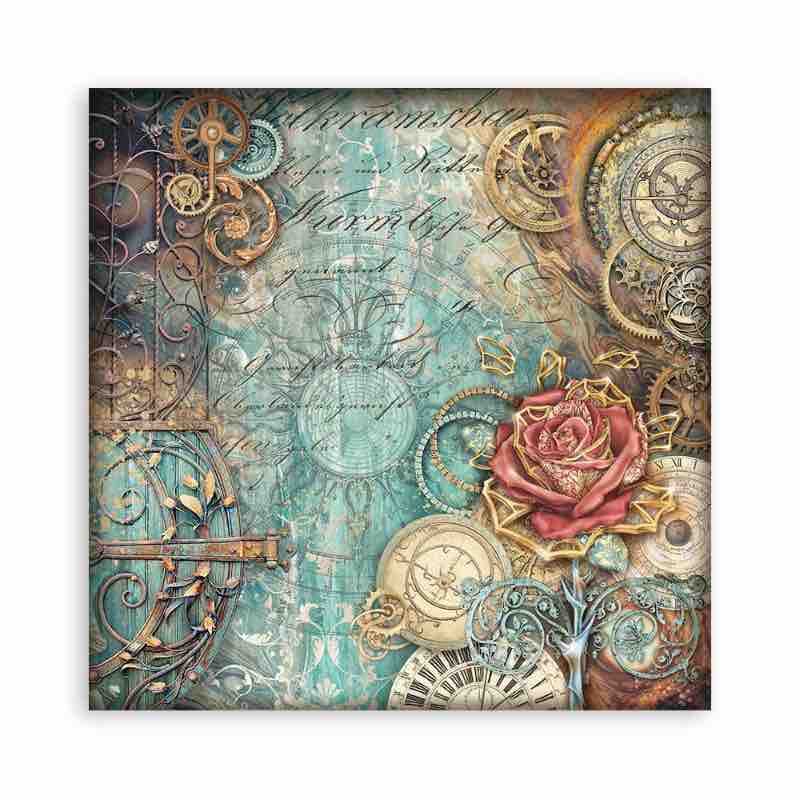 Stamperia Mini Scrapbooking Pad (8×8) Sir Vagabond In Fantasy World - Craftywaftyshop