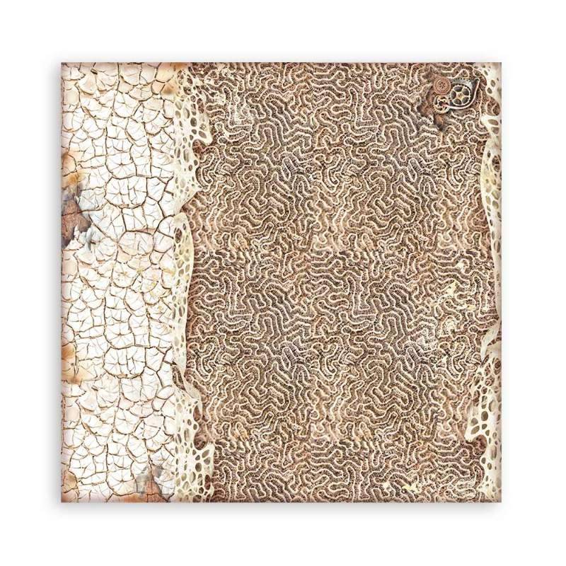 Stamperia Scrapbooking Pad 10 sheets 30.5 x 30.5(12×12) Maxi Backgrounds Songs Of The Sea - Craftywaftyshop