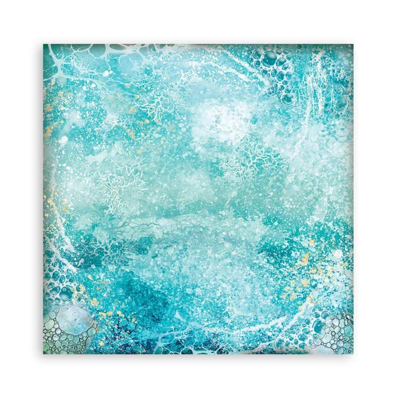 Stamperia Scrapbooking Pad 10 sheets 30.5 x 30.5(12×12) Maxi Backgrounds Songs Of The Sea - Craftywaftyshop