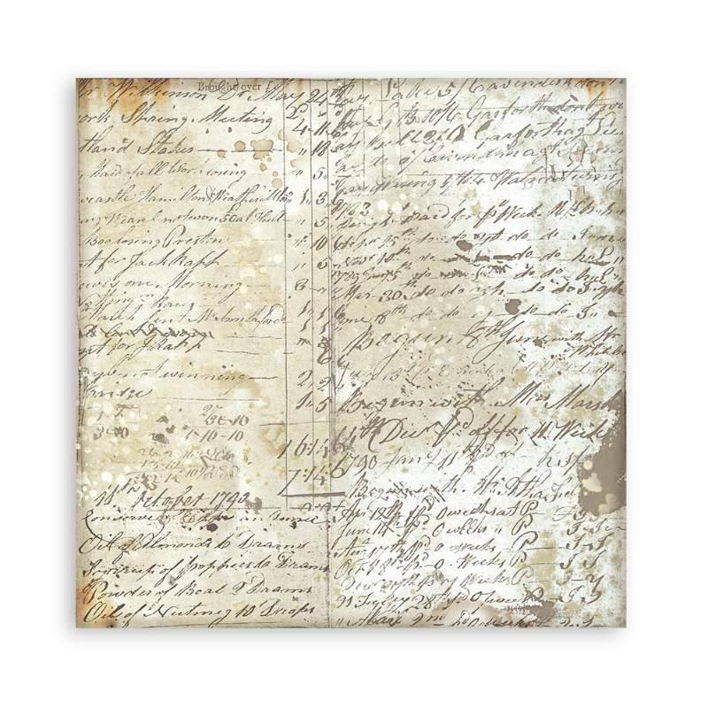Stamperia Scrapbooking Pad 10 sheets 30.5 x 30.5(12×12) Maxi Backgrounds Songs Of The Sea - Craftywaftyshop