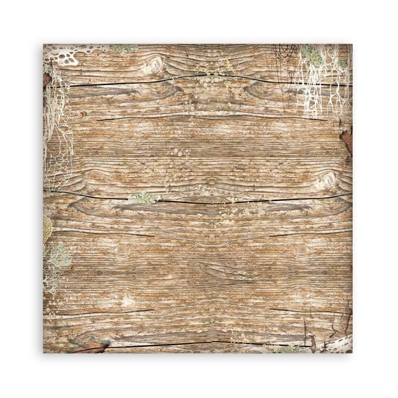 Stamperia Scrapbooking Pad 10 sheets 30.5 x 30.5(12×12) Maxi Backgrounds Songs Of The Sea - Craftywaftyshop